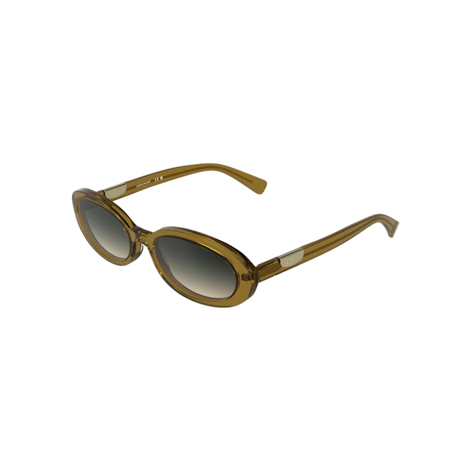 Óculos de Sol Longchamp LO795S 741 54 Acetato Castanho com lentes na cor Fumê Degradê 1