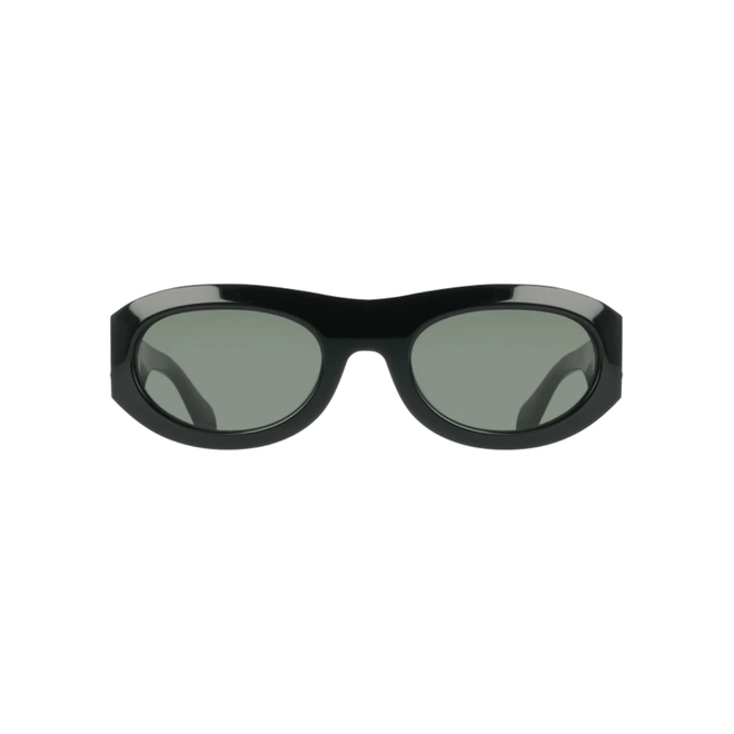 Óculos de Sol Salvatore Ferragamo SF2082SE 001 54 Acetato Preto com lentes na cor Fumê 2