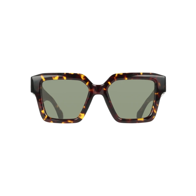 Óculos de Sol Salvatore Ferragamo SF2084S 242 53 Acetato Marrom Mesclado com lentes na cor Fumê 2