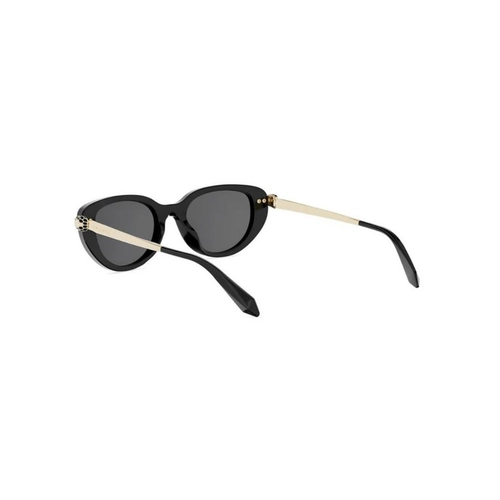 Óculos de Sol Bvlgari BV40067I_5001A Acetato Preto com lentes na cor Cinza