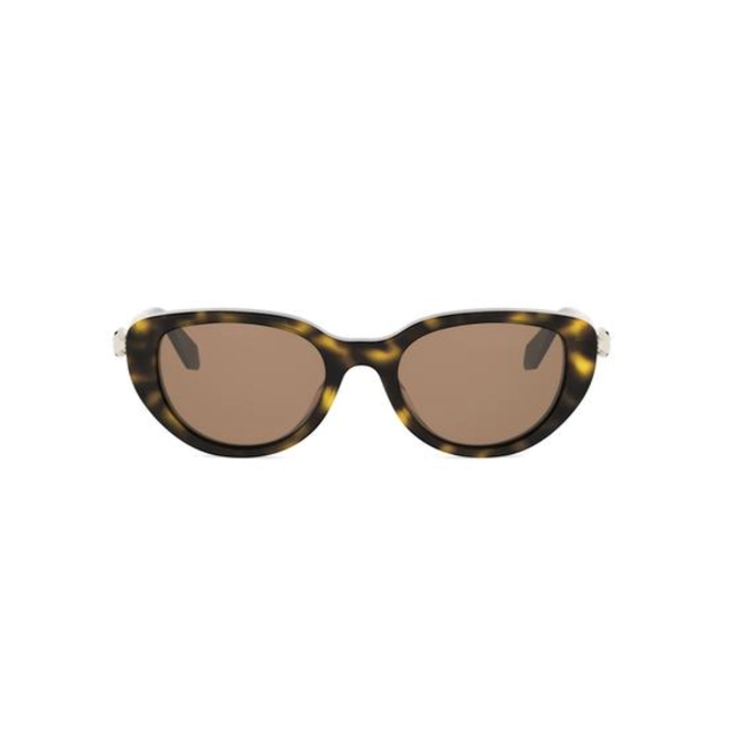 Óculos de Sol Bvlgari BV40067I_5052E Acetato Marrom Mesclado com lentes na cor Marrom 2