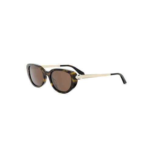 Óculos de Sol Bvlgari BV40067I_5052E Acetato Marrom Mesclado com lentes na cor Marrom
