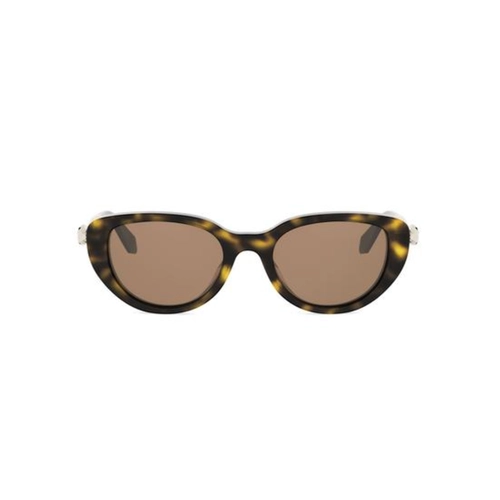 Óculos de Sol Bvlgari BV40067I_5052E Acetato Marrom Mesclado com lentes na cor Marrom