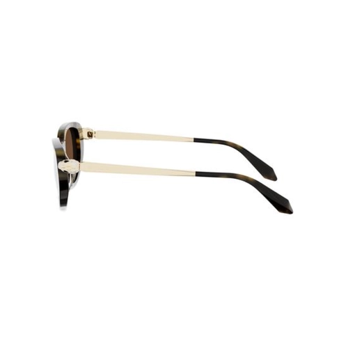 Óculos de Sol Bvlgari BV40067I_5052E Acetato Marrom Mesclado com lentes na cor Marrom