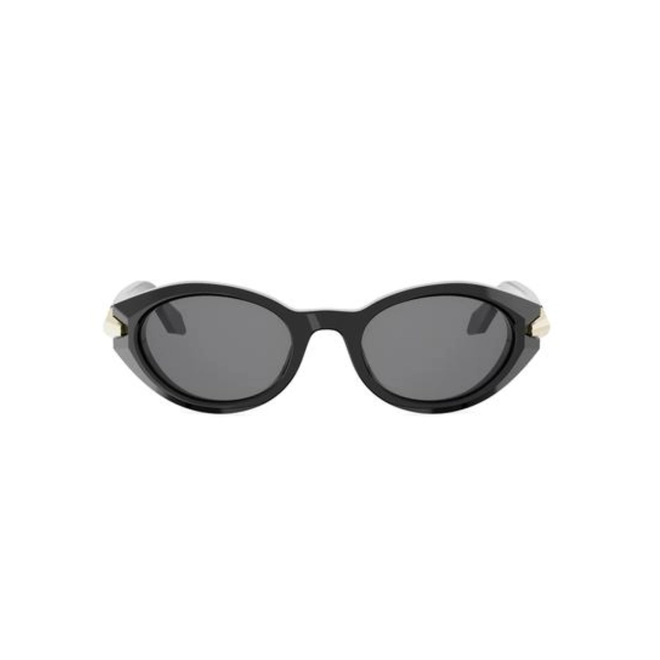 Óculos de Sol Bvlgari BV40068I_5101A Acetato Preto com lentes na cor Cinza 2