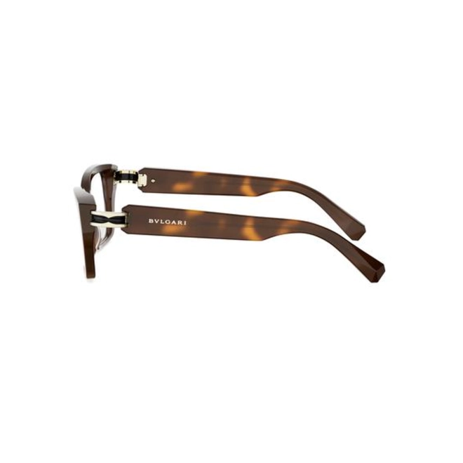 Óculos de Grau Bvlgari BV50068I_54053 Acetato Marrom Mesclado 4