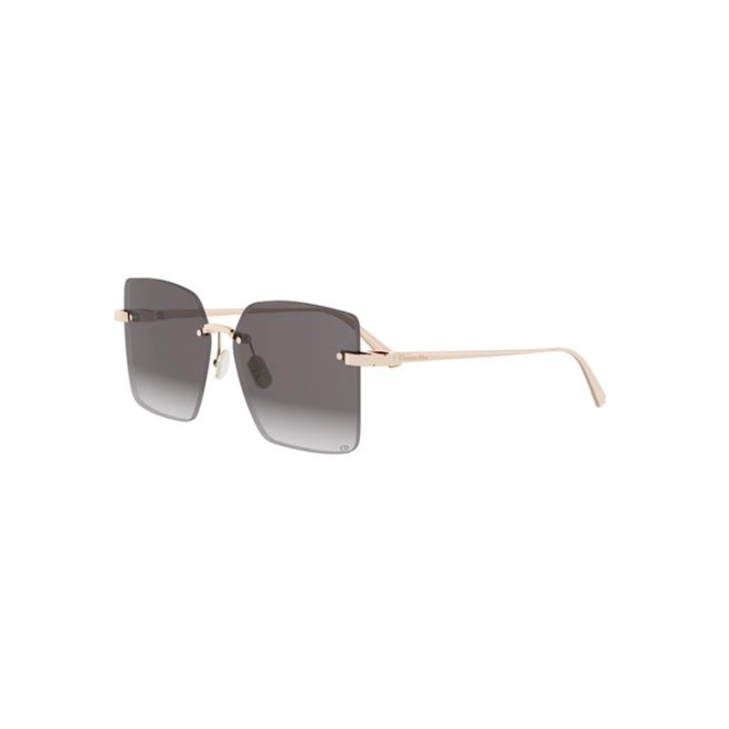 Óculos de Sol Christian Dior CDior S3U CD40195U_5828B Metal Dourado com lentes na cor Cinza Degradê 1