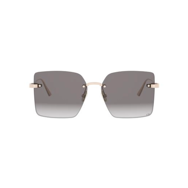 Óculos de Sol Christian Dior CDior S3U CD40195U_5828B Metal Dourado com lentes na cor Cinza Degradê 2