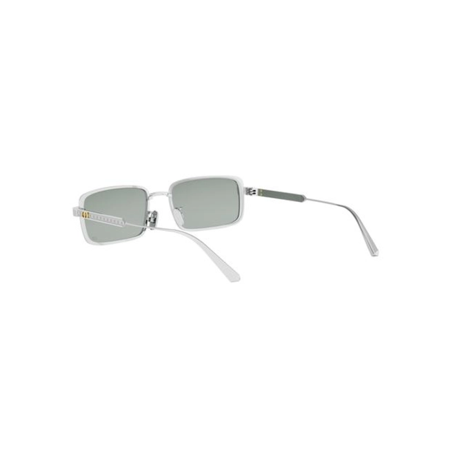 Óculos de Sol Christian Dior DiorCannage S2U CD40210U_5516X Metal Prata com lentes na cor Azul 5