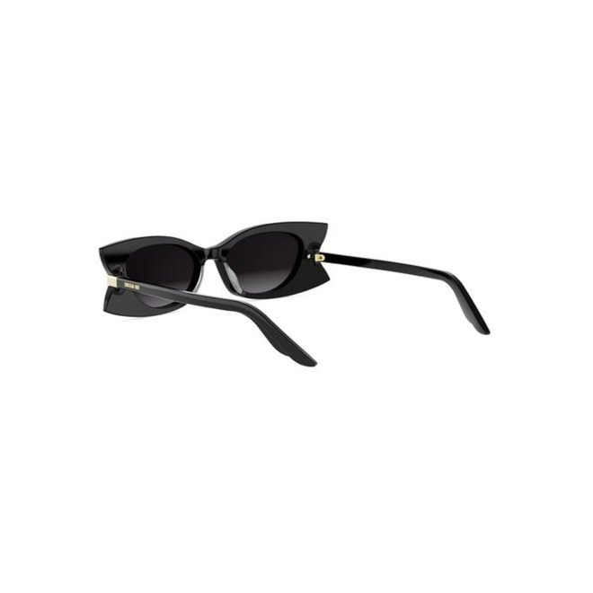 Óculos de Sol Christian Dior DiorButerfly S2I CD40228I_5201B Acetato Preto com lentes na cor Cinza Degradê 5