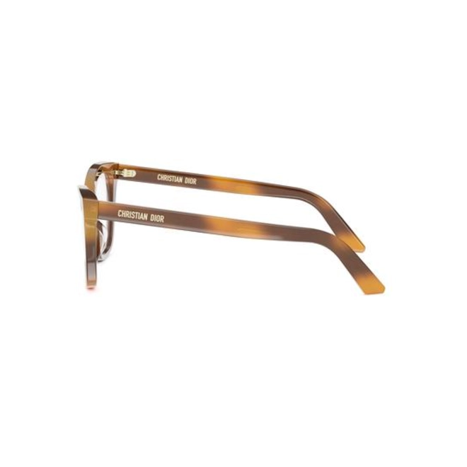 Óculos de Grau Christian Dior DiorMidNighto B1I CD50131I_54053 Acetato Marrom Mesclado 4