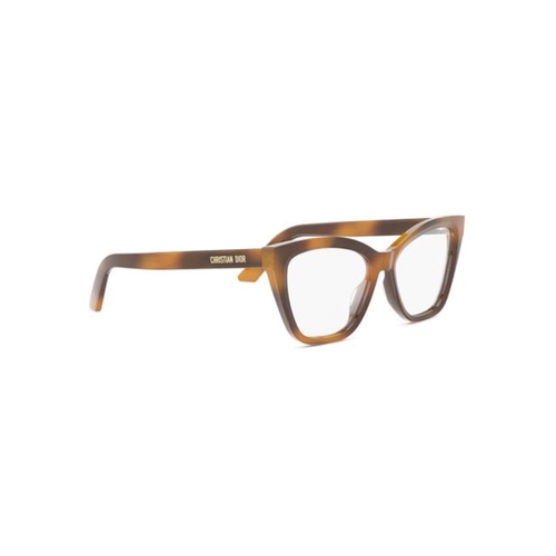 Óculos de Grau Christian Dior DiorMidNighto B1I CD50131I_54053 Acetato Marrom Mesclado