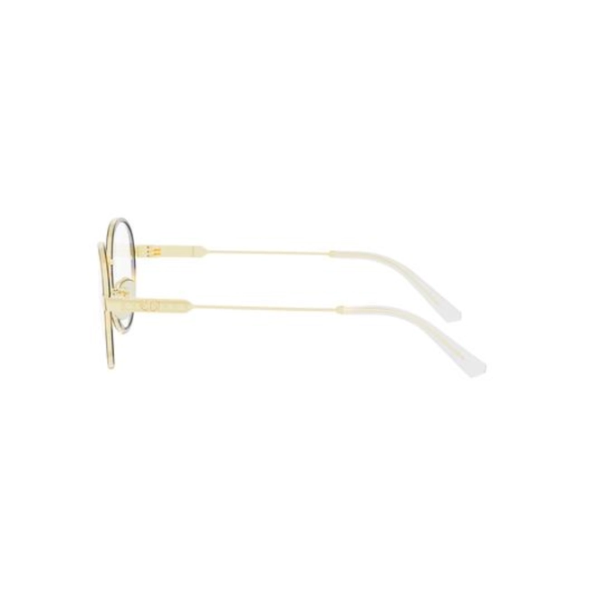 Óculos de Grau Christian Dior DiorCannageo R1U CD50133U_49032 Metal Dourado 4