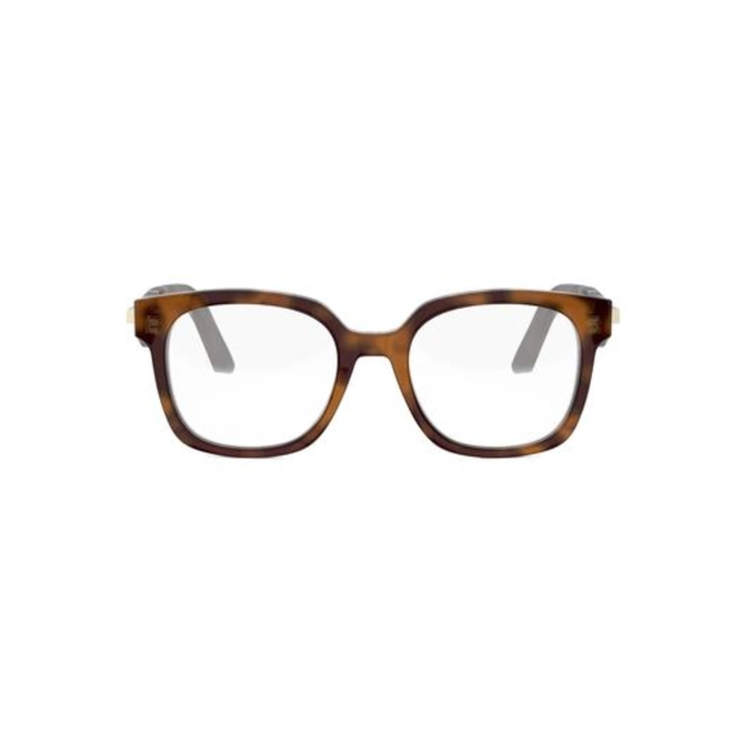 Óculos de Grau Christian Dior CDioro S51 CD50134I_51053 Acetato Marrom Mesclado 2