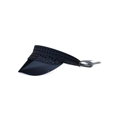 Viseira Christian Dior VeryDior V1U CD40194U_0091C Nylon Azul com viseira na cor Cinza