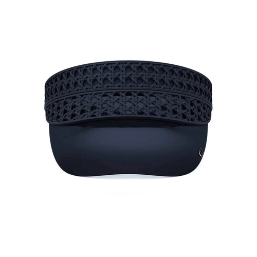 Viseira Christian Dior VeryDior V1U CD40194U_0091C Nylon Azul com viseira na cor Cinza