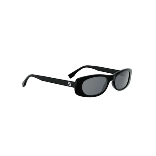 Óculos de Sol Fendi FE40183I_5301A Acetato Preto com lentes na cor Cinza