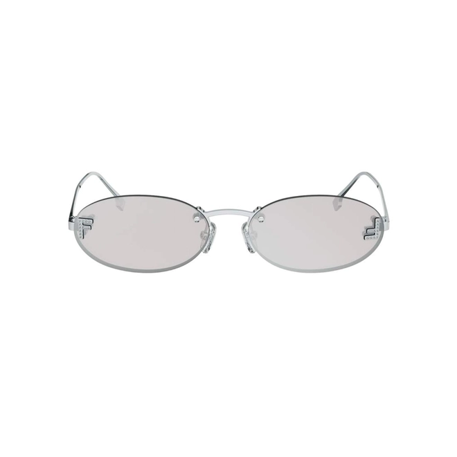 Óculos de Sol Fendi FE4075US_5416C Metal Prata com lentes na cor Cinza 2