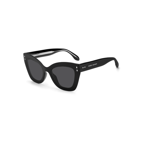 Óculos de Sol Isabel Marant IM 0050/G/S 807 519O S Acetato Preto com lentes na cor Cinza Escuro