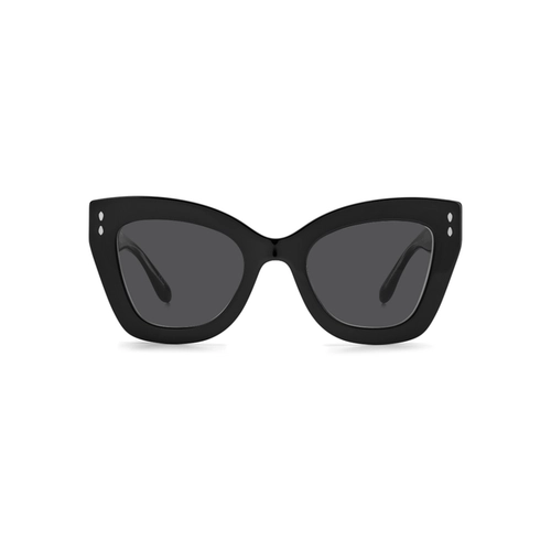 Óculos de Sol Isabel Marant IM 0050/G/S 807 519O S Acetato Preto com lentes na cor Cinza Escuro