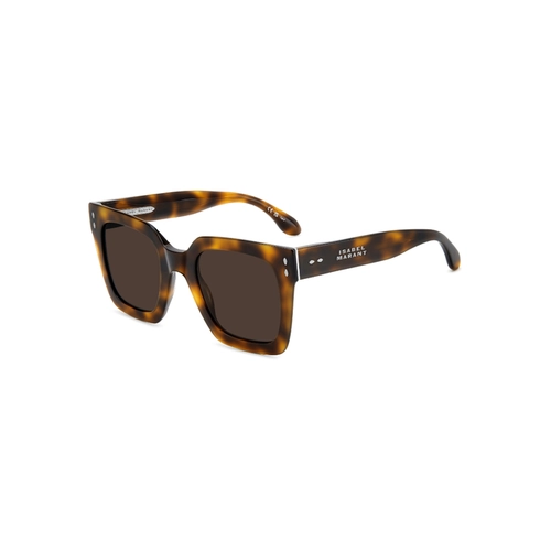 Óculos de Sol Isabel Marant IM 0104/S WR9 5170 S Acetato Marrom Mesclado com lentes na cor Marrom