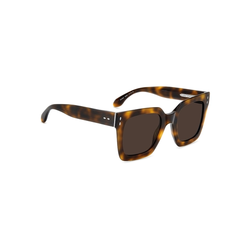 Óculos de Sol Isabel Marant IM 0104/S WR9 5170 S Acetato Marrom Mesclado com lentes na cor Marrom