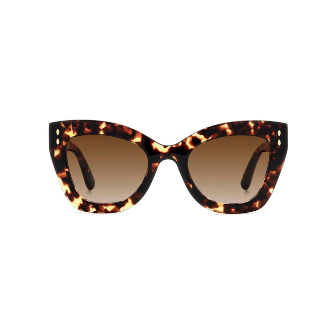 Óculos de Sol Isabel Marant IM 0050/G/S 086 51HA Acetato Marrom Mesclado com lentes na cor Marrom Degradê 2
