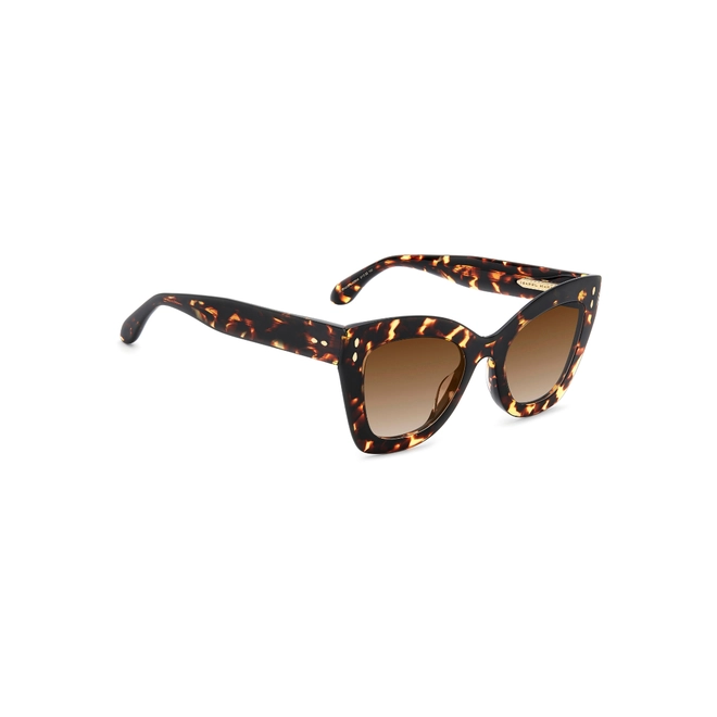 Óculos de Sol Isabel Marant IM 0050/G/S 086 51HA Acetato Marrom Mesclado com lentes na cor Marrom Degradê 3