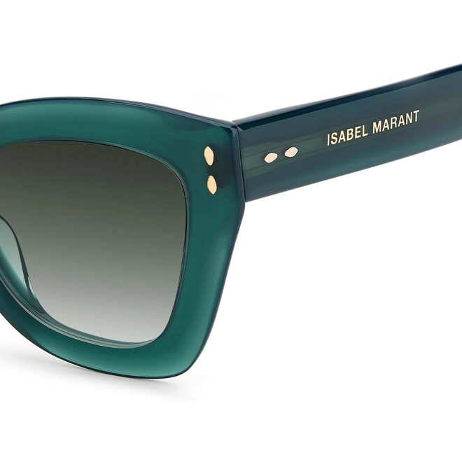 Óculos de Sol Isabel Marant IM 0050/G/S 1ED 519K Acetato Verde com lentes na cor Verde Degradê 4