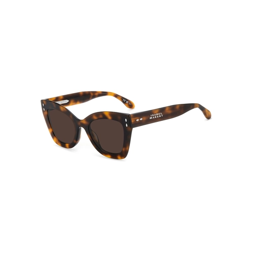 Óculos de Sol Isabel Marant IM 0050/G/S WR9 5170 Acetato Marrom Mesclado com lentes na cor Marrom