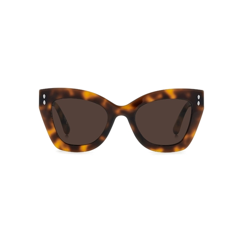 Óculos de Sol Isabel Marant IM 0050/G/S WR9 5170 Acetato Marrom Mesclado com lentes na cor Marrom