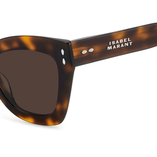 Óculos de Sol Isabel Marant IM 0050/G/S WR9 5170 Acetato Marrom Mesclado com lentes na cor Marrom
