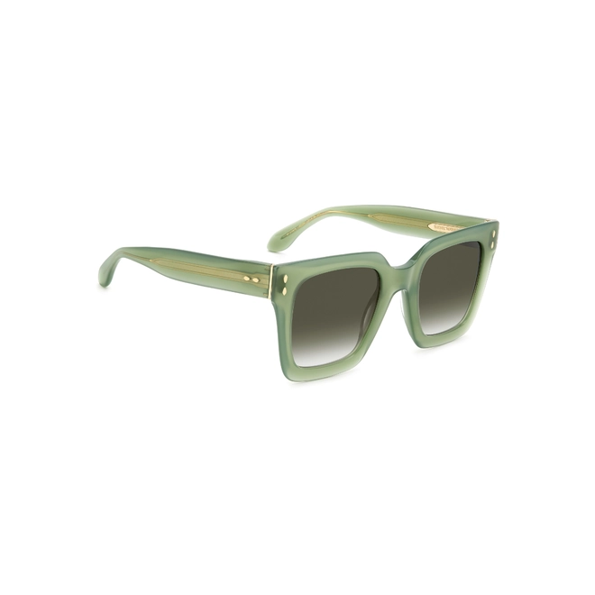 Óculos de Sol Isabel Marant IM 0104 1ED 519K Acetato Verde com lentes na cor Verde Degradê 3