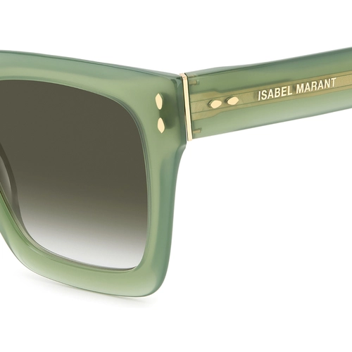 Óculos de Sol Isabel Marant IM 0104 1ED 519K Acetato Verde com lentes na cor Verde Degradê