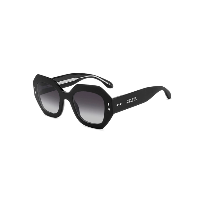 Óculos de Sol Isabel Marant IM 0173/S 807 529O Acetato Preto com lentes na cor Cinza Degradê 1