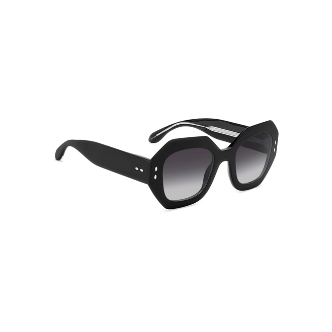 Óculos de Sol Isabel Marant IM 0173/S 807 529O Acetato Preto com lentes na cor Cinza Degradê 3