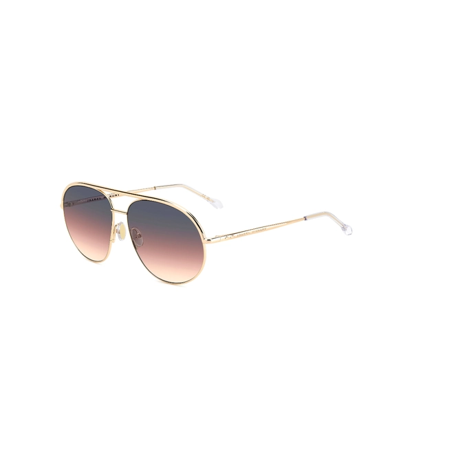 Óculos de Sol Isabel Marant IM 0200/S 000 62FF Metal Rose com lentes na cor Rosa Degradê 1