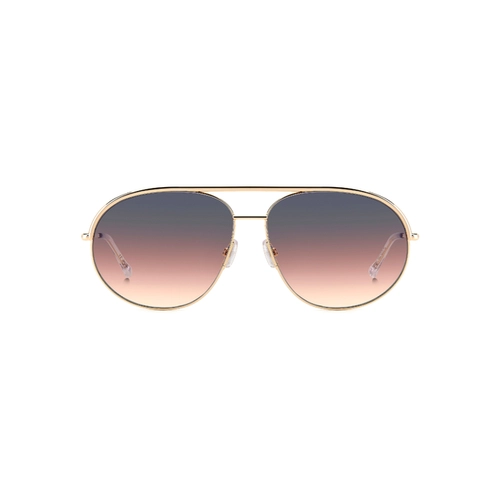 Óculos de Sol Isabel Marant IM 0200/S 000 62FF Metal Rose com lentes na cor Rosa Degradê