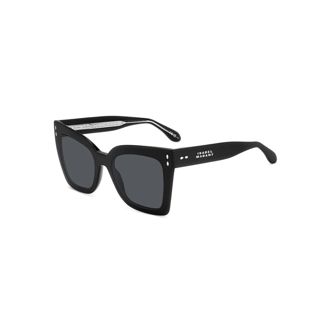Óculos de Sol Isabel Marant IM 0188/S 807 53IR Acetato Preto com lentes na cor Cinza 1