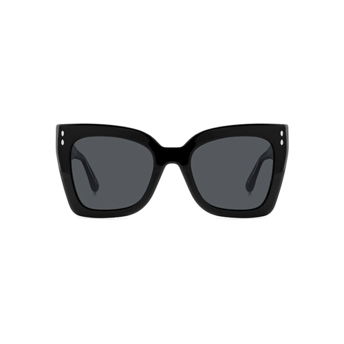 Óculos de Sol Isabel Marant IM 0188/S 807 53IR Acetato Preto com lentes na cor Cinza