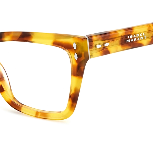 Óculos de Grau Isabel Marant IM 0090 C9B 5218 R Acetato Amarelo Mesclado