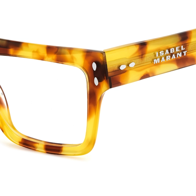 Óculos de Grau Isabel Marant IM 0174 C9B 5317 R Acetato Amarelo Mesclado 4