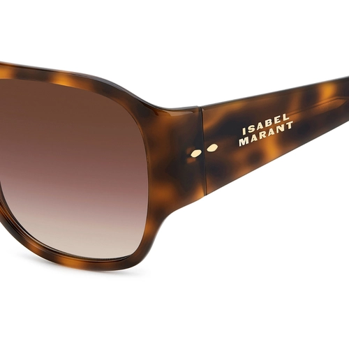Óculos de Sol Isabel Marant IM 0239/S 086 60M2 Acetato Marrom Mesclado com lentes na cor Marrom Degradê