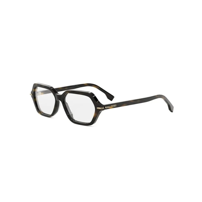 Óculos de Grau Fendi FE50125I_54052 Acetato Marrom Mesclado 1
