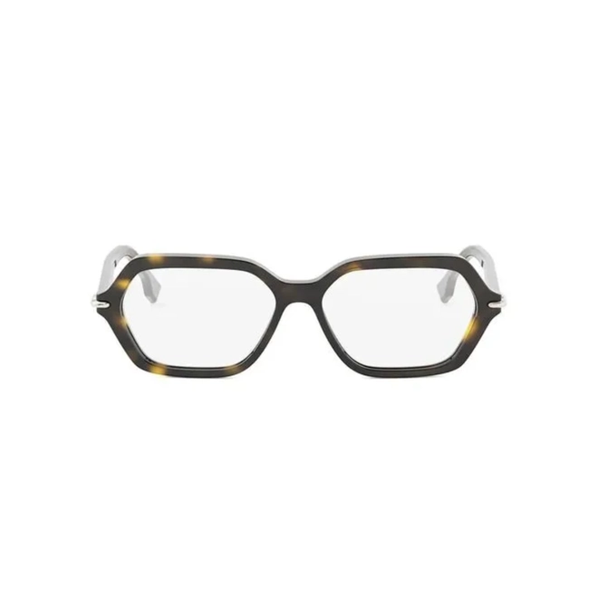 Óculos de Grau Fendi FE50125I_54052 Acetato Marrom Mesclado 2