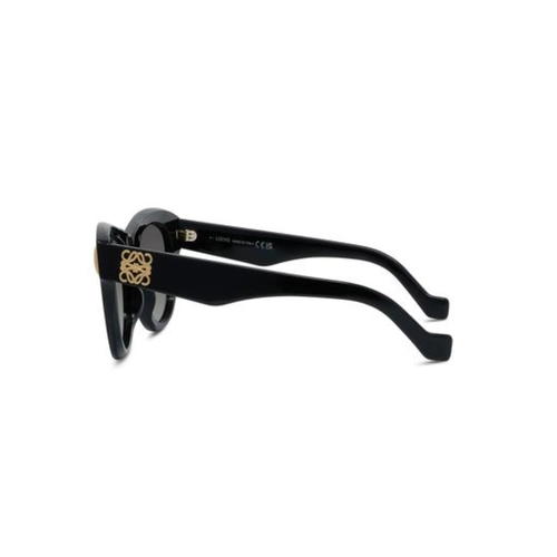Óculos de Sol Loewe LW40174I_5101B Acetato Preto com lentes na cor Cinza Degradê