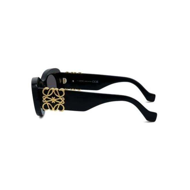 Óculos de Sol Loewe LW40175U_4901A Acetato Preto com lentes na cor Cinza 4