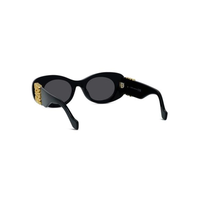 Óculos de Sol Loewe LW40175U_4901A Acetato Preto com lentes na cor Cinza 5