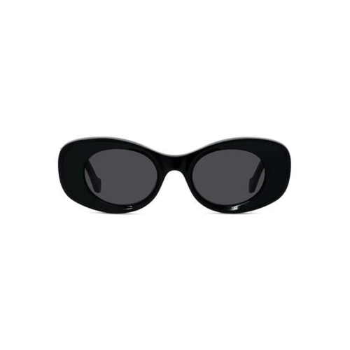 Óculos de Sol Loewe LW40175U_4901A Acetato Preto com lentes na cor Cinza