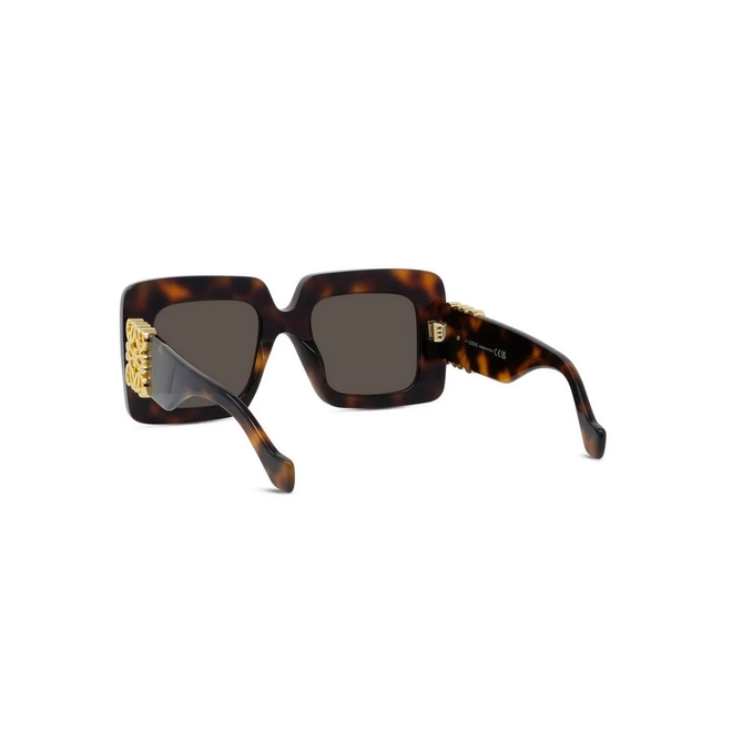Óculos de Sol Loewe LW40176U_5152E Acetato Marrom Mesclado com lentes na cor Marrom 5